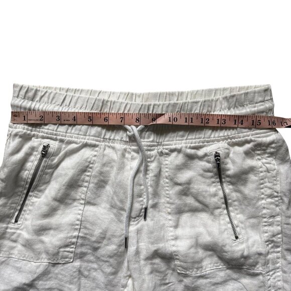 Athleta Straight Leg Pants Women's Size 8/T White Minimalist Stretch Everyday - Picture 5 of 12